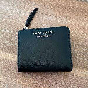 Kate Spade Elegant Black Compact Wallet